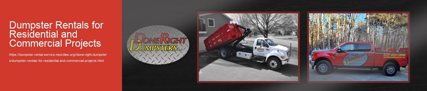 Dumpster Rentals for Residential and Commercial Projects