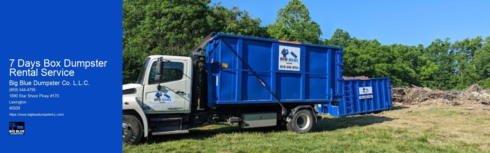 7 Days Box Dumpster Rental Service