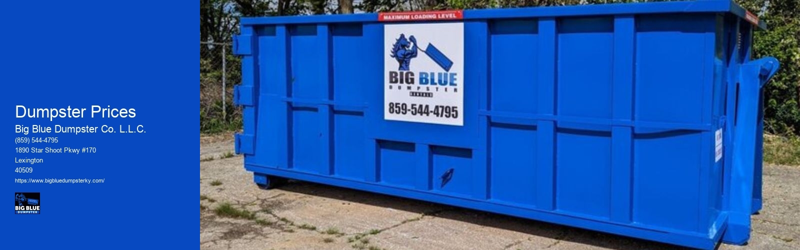 Dumpster Prices