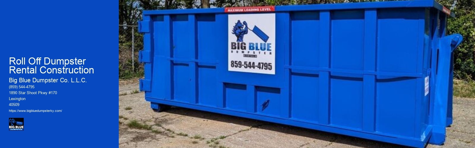 Roll Off Dumpster Rental Construction