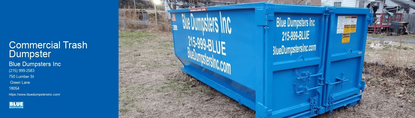 Commercial Trash Dumpster