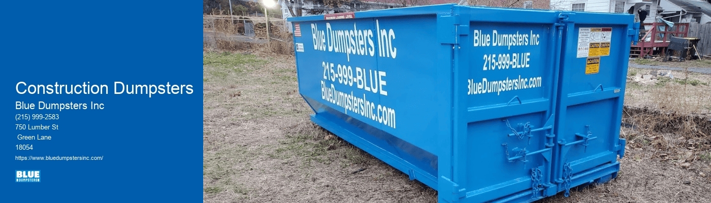 Construction Dumpsters