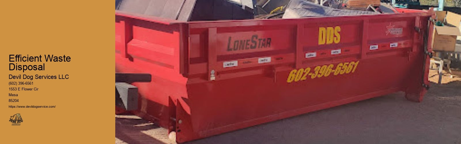 Efficient Waste Disposal