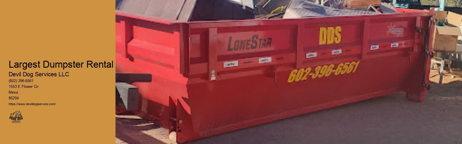 Largest Dumpster Rental