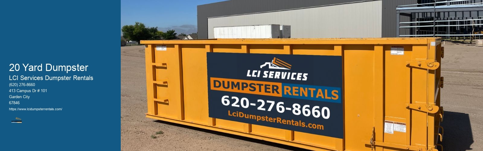 20 Yard Dumpster