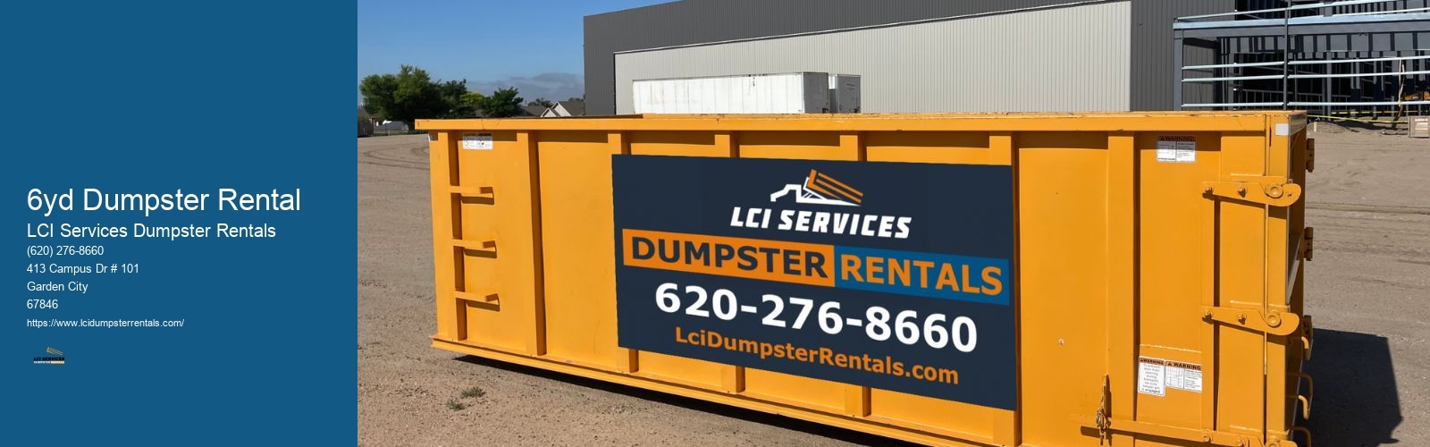 6yd Dumpster Rental