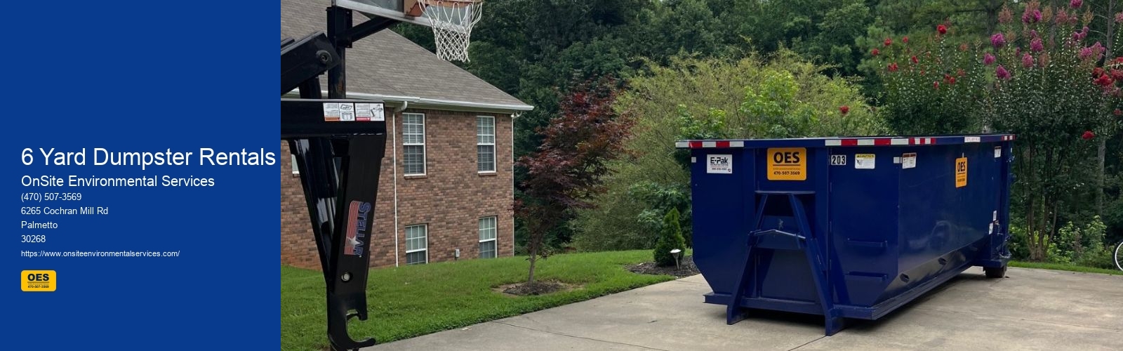 6 Yard Dumpster Rentals