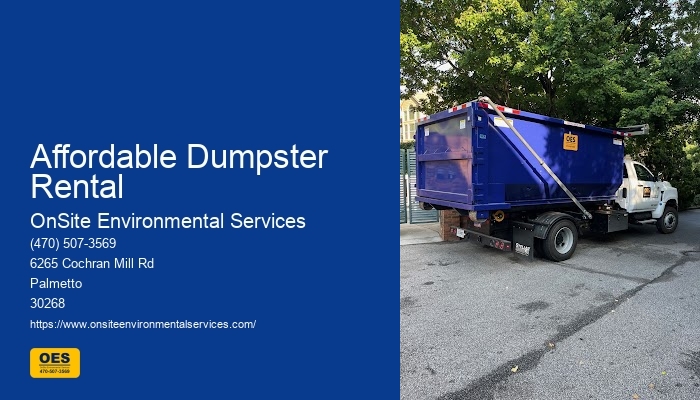 Dumpster Pricing