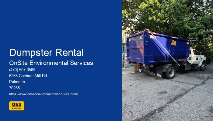 Onsite Dumpster Rental