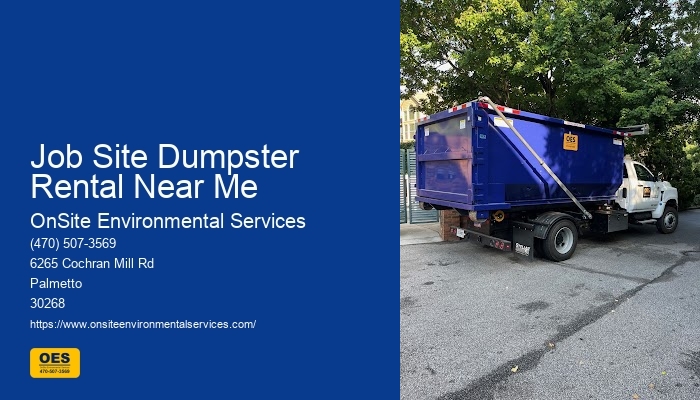 Roll Off Dumpster Rental