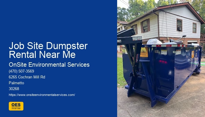 Professional Dumpster Rental