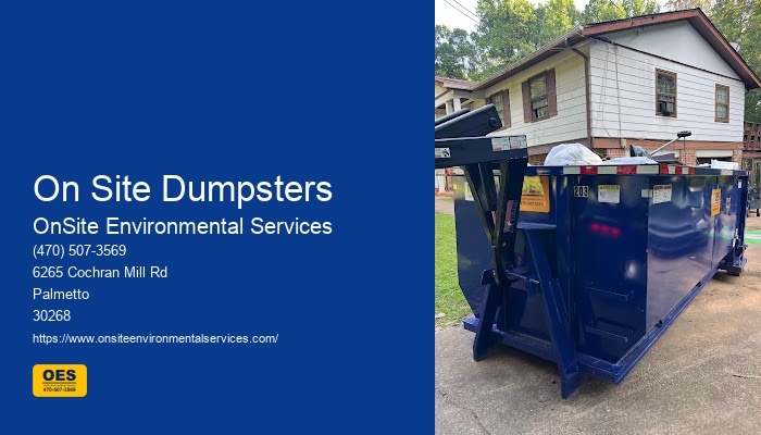 A Dumpster Service