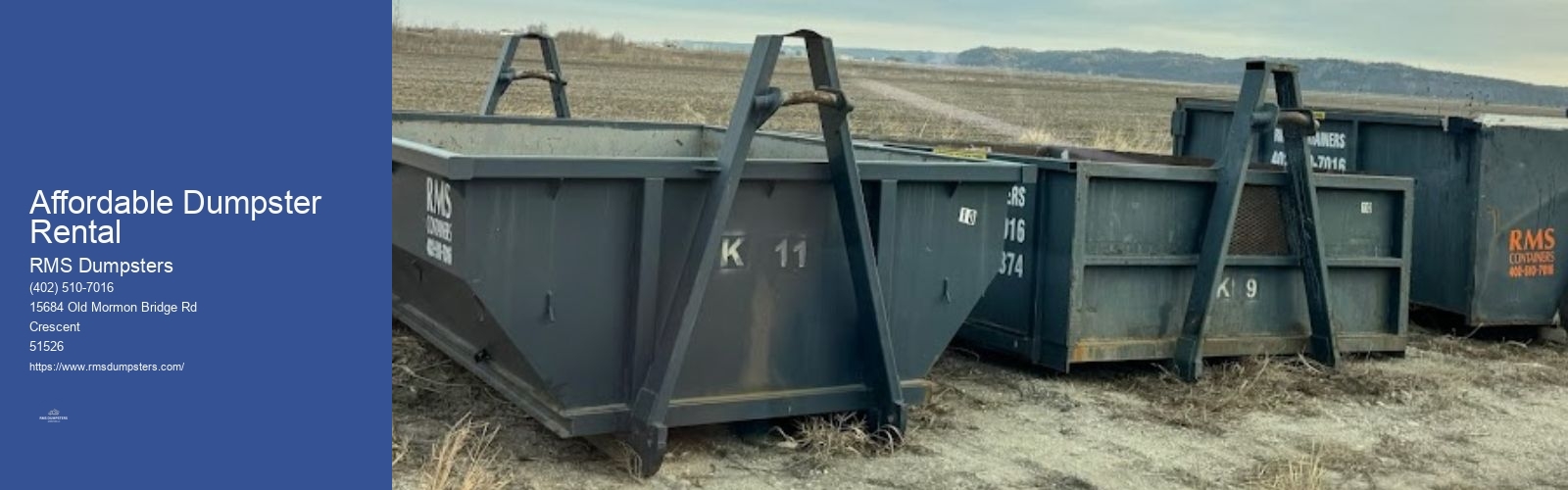 Affordable Dumpster Rental RMS Dumpsters Affordable Dumpster Rental