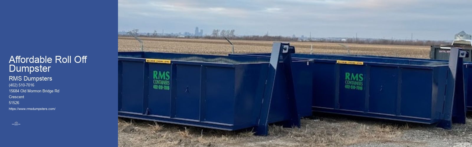 Affordable Roll Off Dumpster