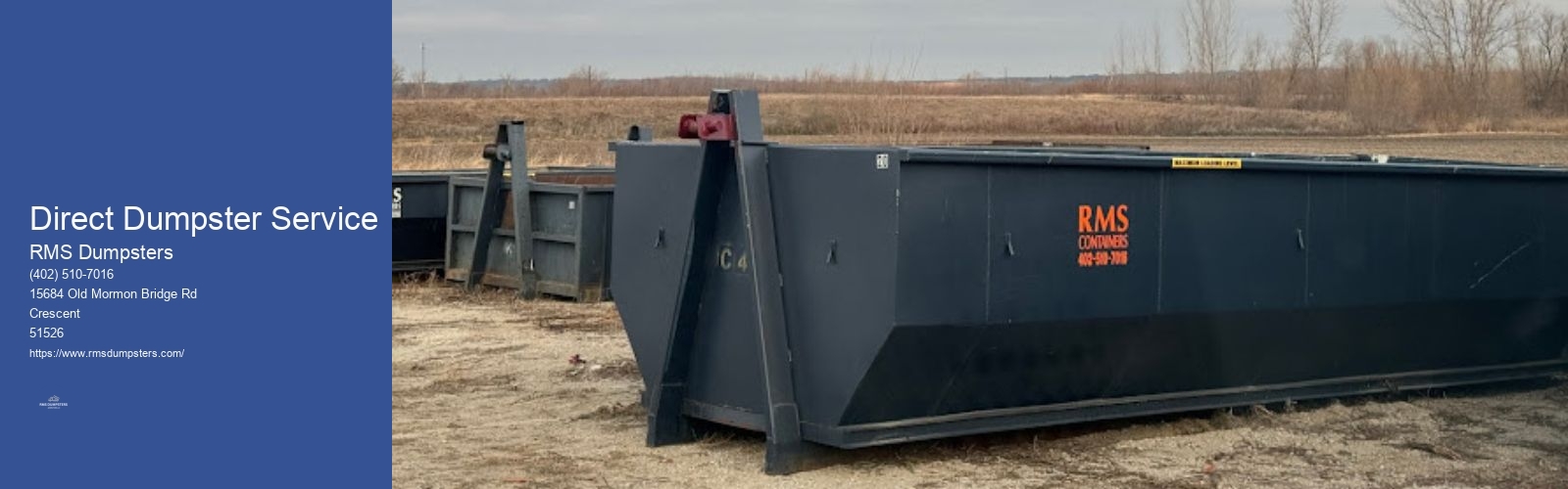 Direct Dumpster Service RMS Dumpsters Direct Dumpster Service