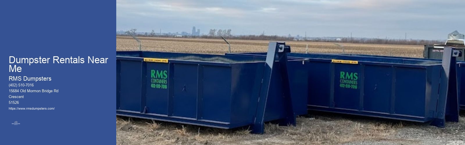 Dumpster Rentals Near Me RMS Dumpsters Dumpster Rentals Near Me