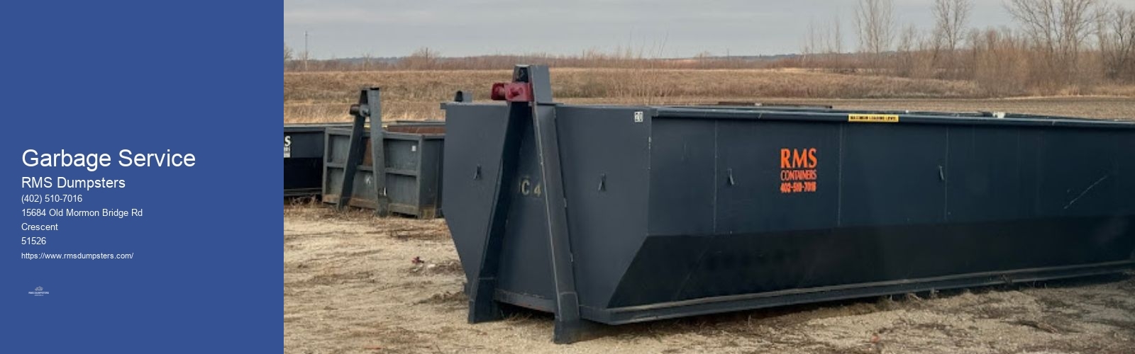 Garbage Service RMS Dumpsters Garbage Service