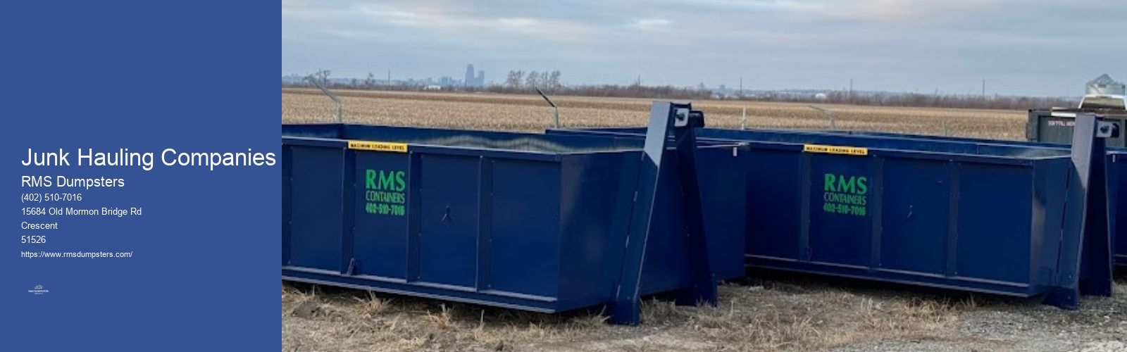 Junk Hauling Companies RMS Dumpsters Junk Hauling Companies