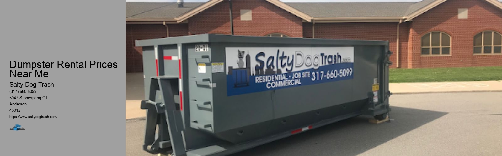 Dumpster Rental Prices Near Me