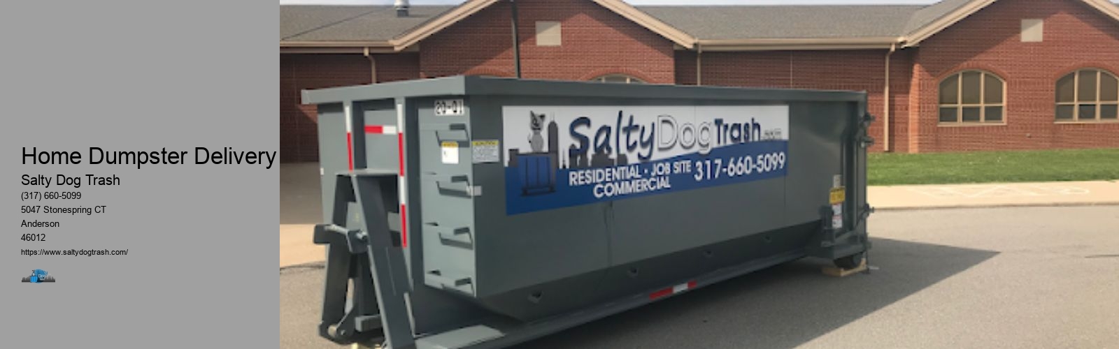 Home Dumpster Delivery