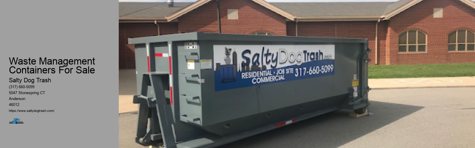 Waste Management Containers For Sale