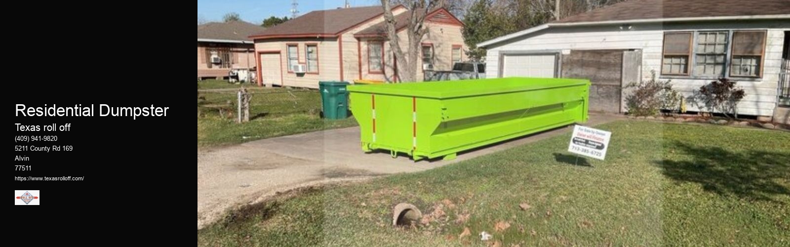 Residential Dumpster