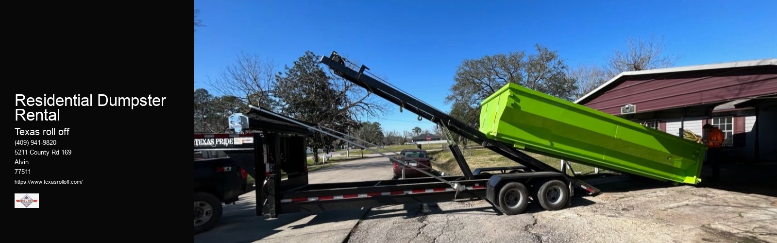 Residential Dumpster Rental