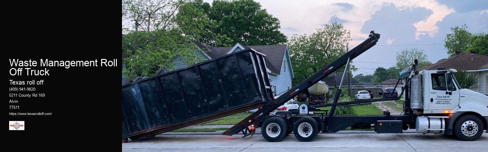 Waste Management Roll Off Truck